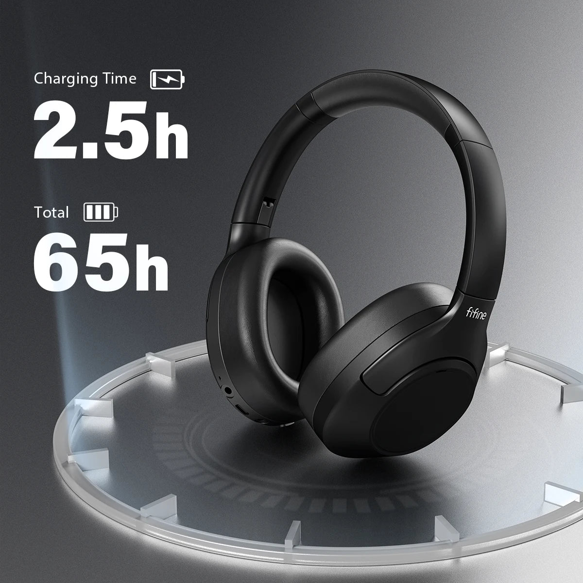 Bluetooth Wireless Headset, Noise Canceling Headphones with Transparency Mode, Deep Bass, Clear Calls, 65H Playtime -X3