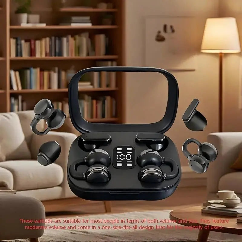 Bluetooth-Compatible 5.4 Wireless Earbuds, TWS Stereo, Hifi Stereo Sound, Noise-Cancelling In‑Ear Headphones with LED Display, Waterproof True Wireless Earbuds, Premium Earbuds, 2 Pairs