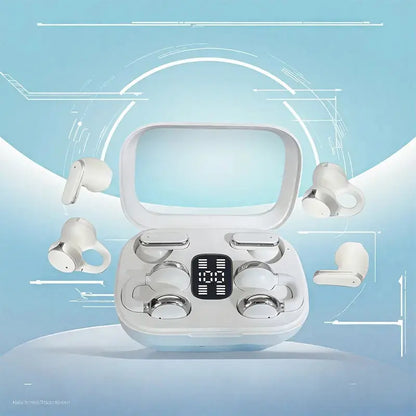 Bluetooth-Compatible 5.4 Wireless Earbuds, TWS Stereo, Hifi Stereo Sound, Noise-Cancelling In‑Ear Headphones with LED Display, Waterproof True Wireless Earbuds, Premium Earbuds, 2 Pairs
